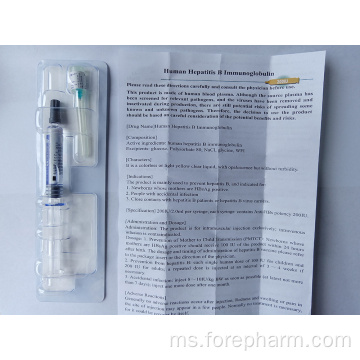 Penyelesaian antibodi hepatitis B globulin imun